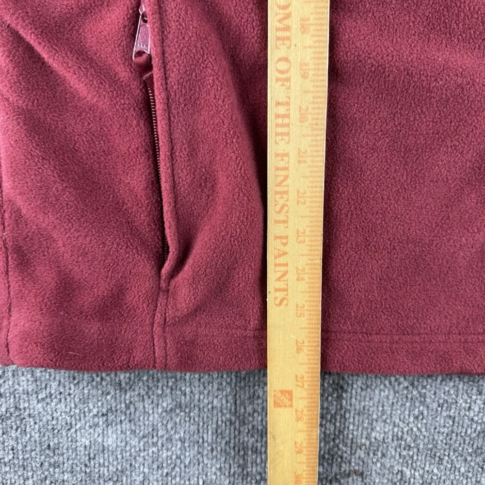 Florida State Seminoles Columbia Maroon Jacket Mens XL Fleece Full Zip Football